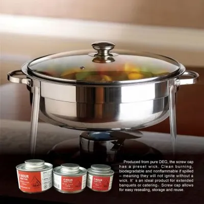 داغ در قابلمه ذخیره سوخت برای دوباره پر کردن خالی قوطی